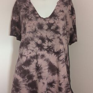 PINK Victoria's Secret Purple Relaxed Short Sleeve Tee